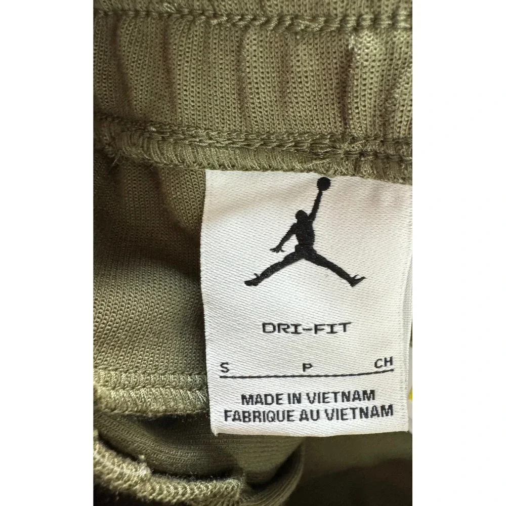 Jordan Sport Hoop Fleece Dri-FIT Mens Pants Sweatpants Olive Green Small NWT